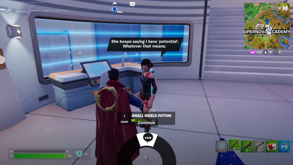 Picture showing Morgan Myst in Fortnite.