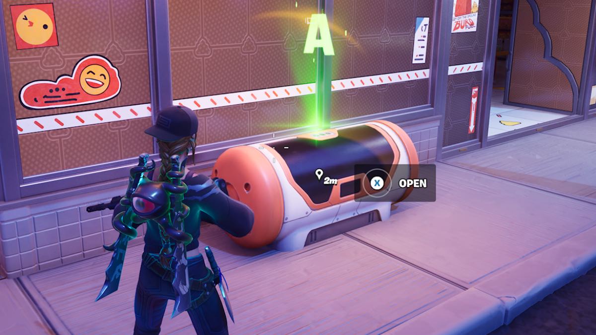 opening a ranked hero chest in fortnite