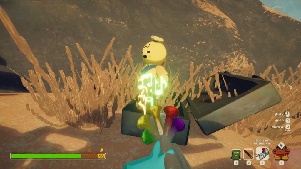 Picture showing the Bugle of Friendship in PEAK.