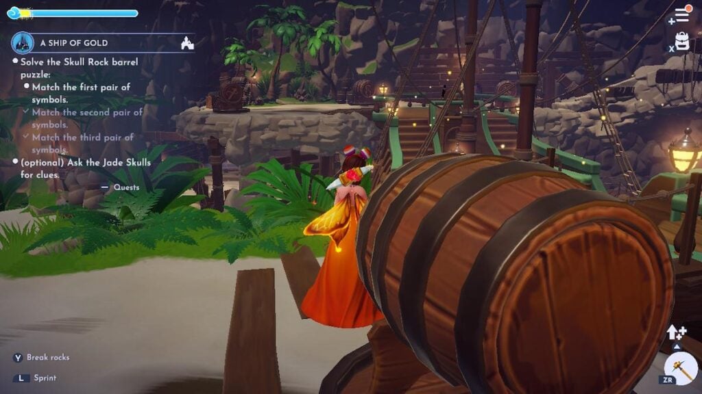 The barrel puzzle in DDV.