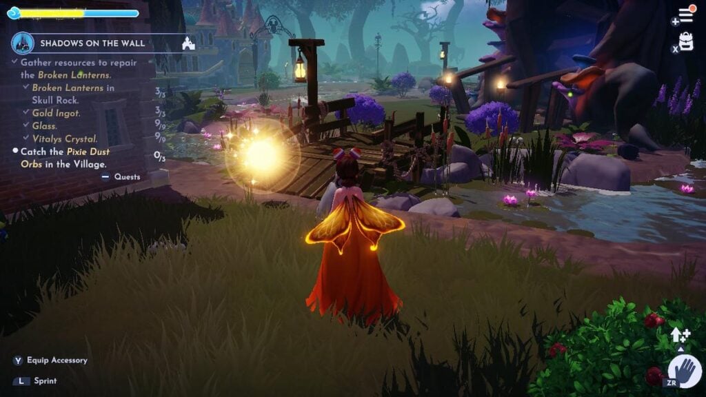 Pixie dust orb in DDV.