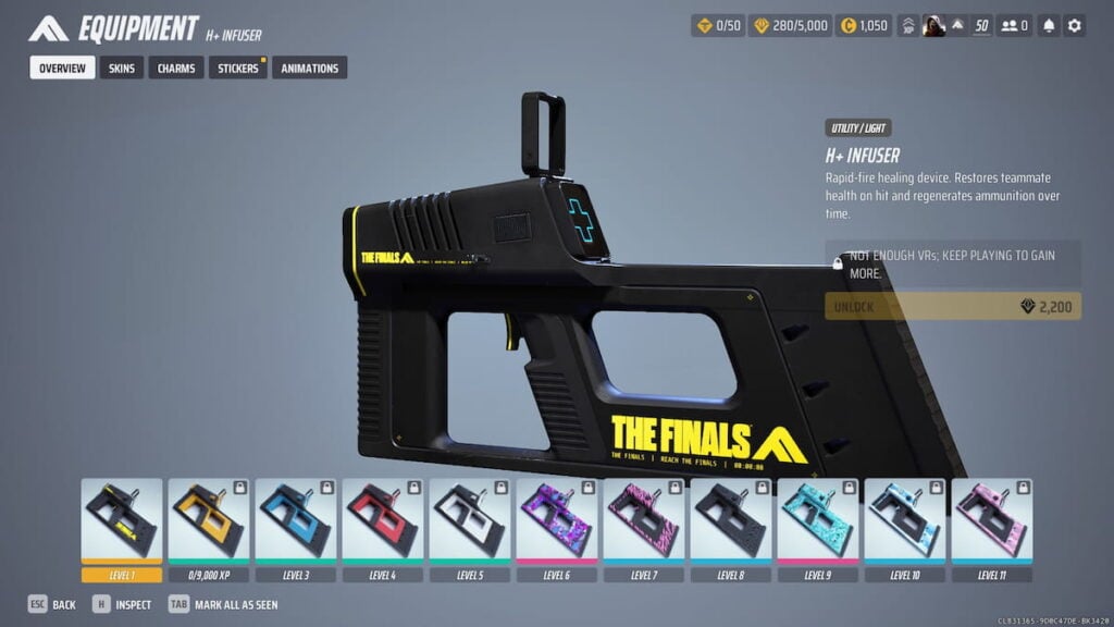 H+ Infuser gadget in THE FINALS