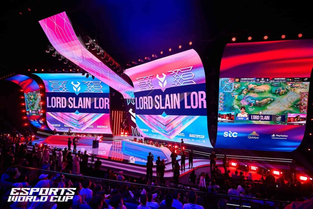 MSC 2024 x Esports World Cup stage production.