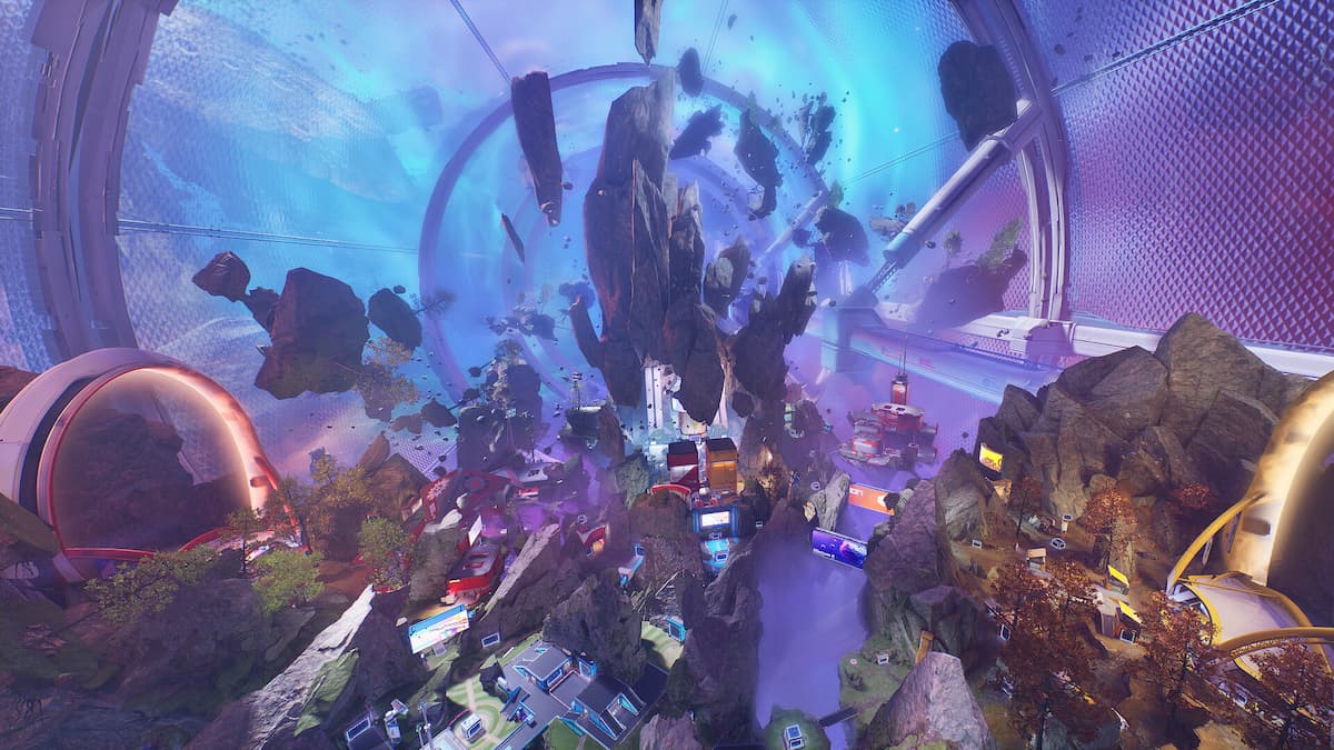 Splitgate 2 battle royale island