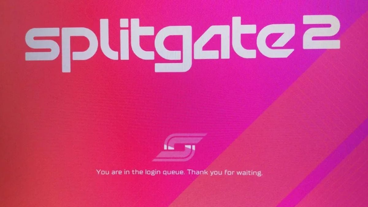 Splitgate 2 login error screen