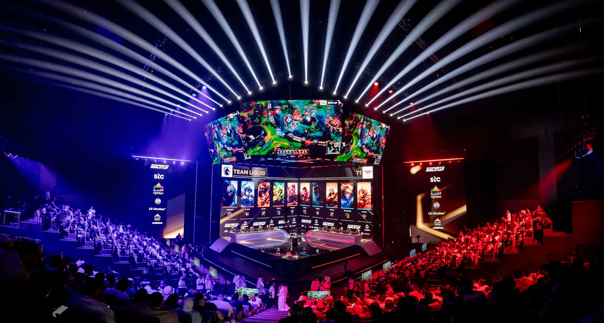 An arena at the esports world cup