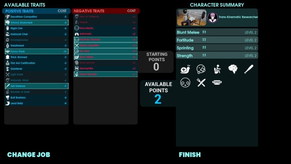Trans-Kinematic Researcher trait selection