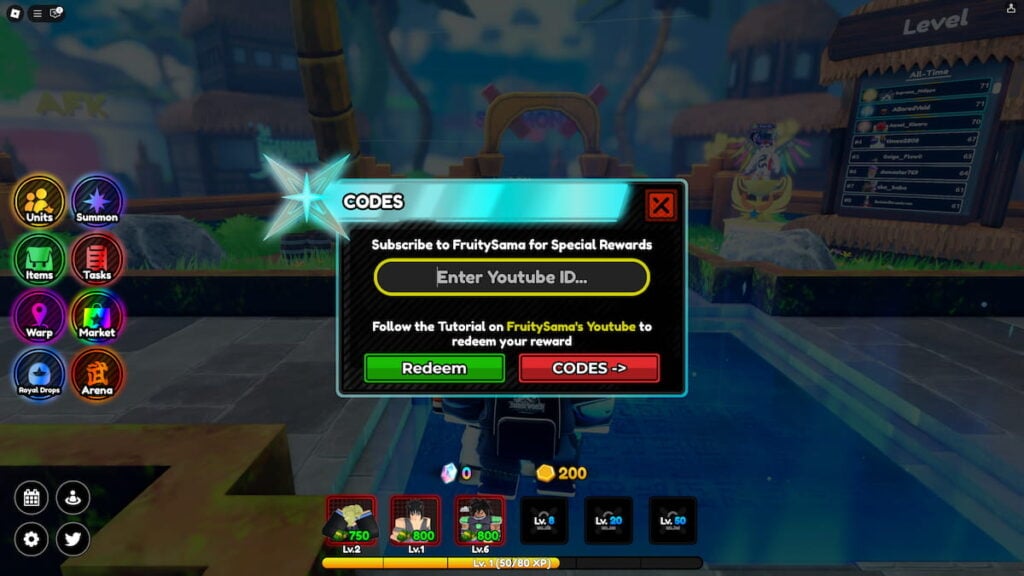 Picture showing special rewards in All Star Tower Defense X .