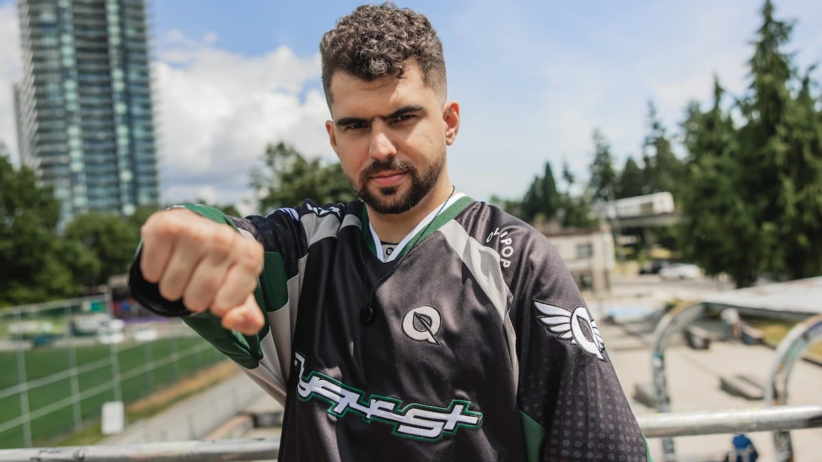 Bwipo of FlyQuest during MSI Bracket features day in Vancouver, Canada on June 28, 2025.