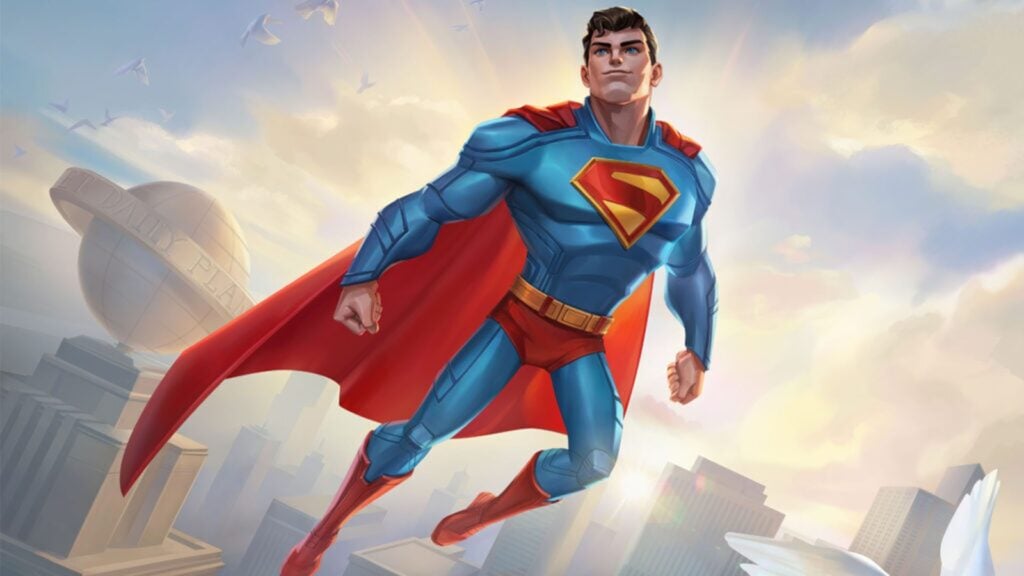 cover art for DC Worlds Collide featuring Superman.