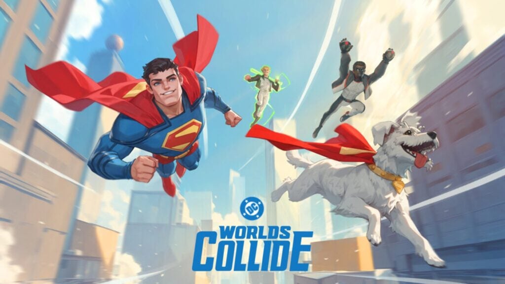 cover art for DC Worlds Collide.