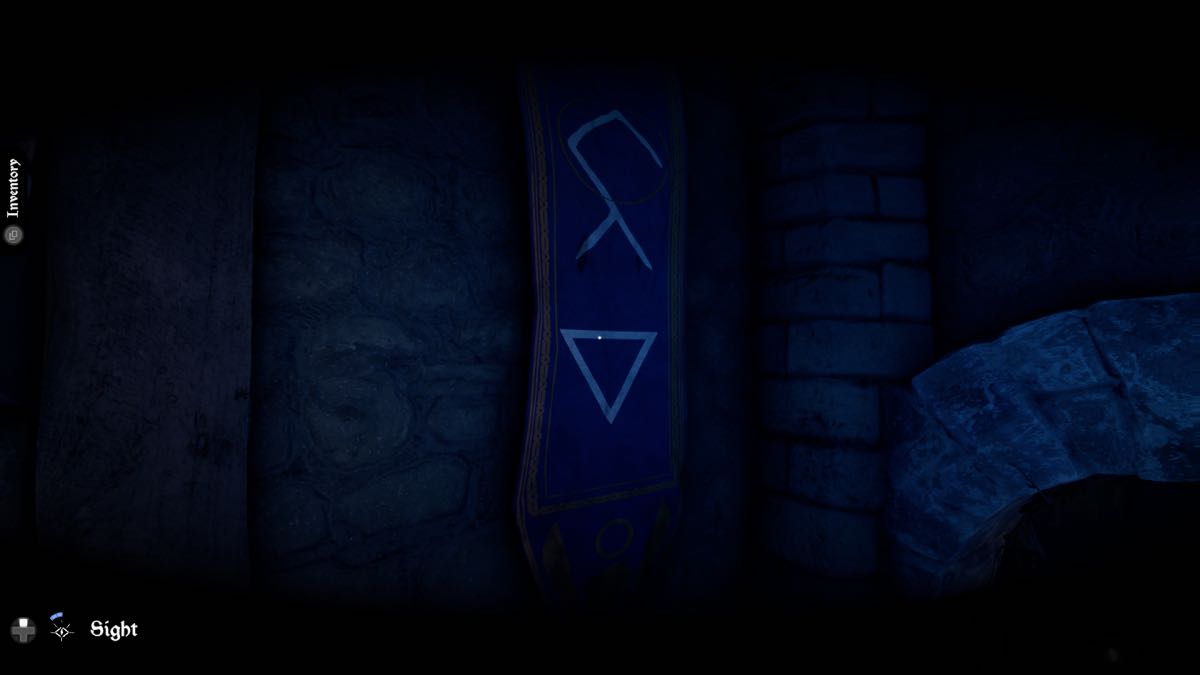 blue banner with symbols