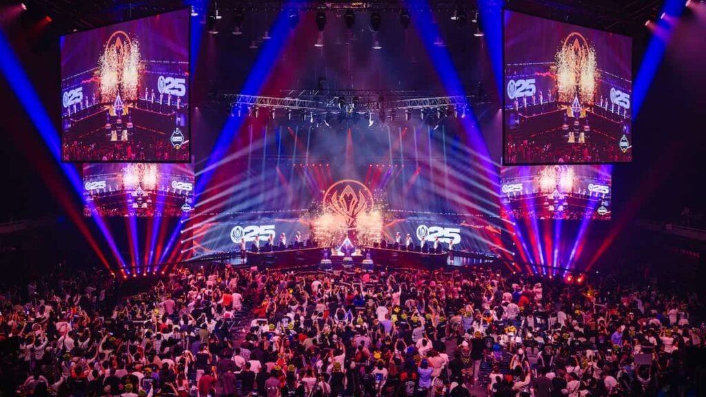 Opening Ceremony at MSI 2025 Finals at the Pacific Coliseum in Vancouver, Canada on July 12, 2025.