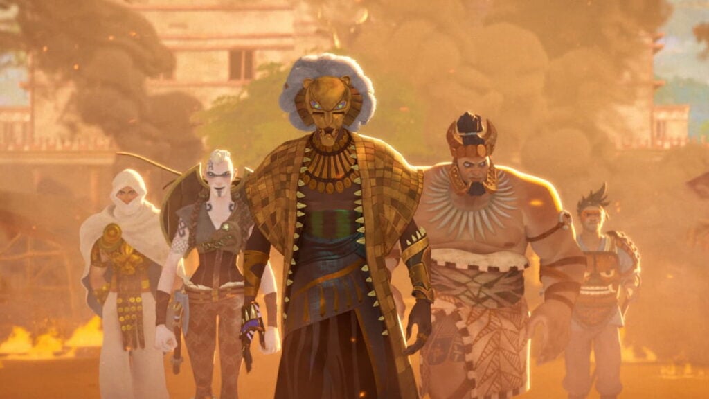 Picture showing a still from Eyes of Wakanda.