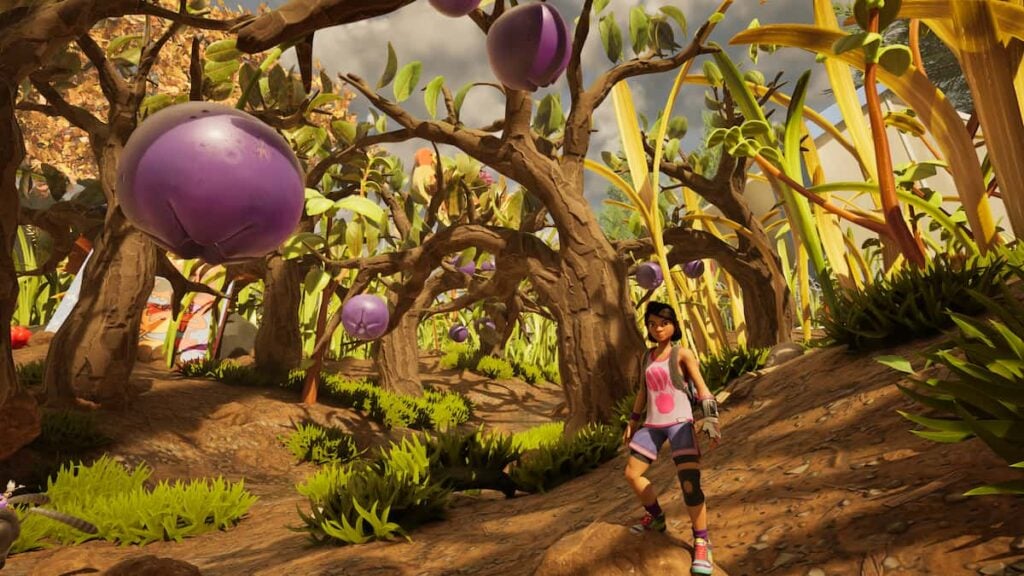 Picture showing the Blueberry trees in Grounded 2.
