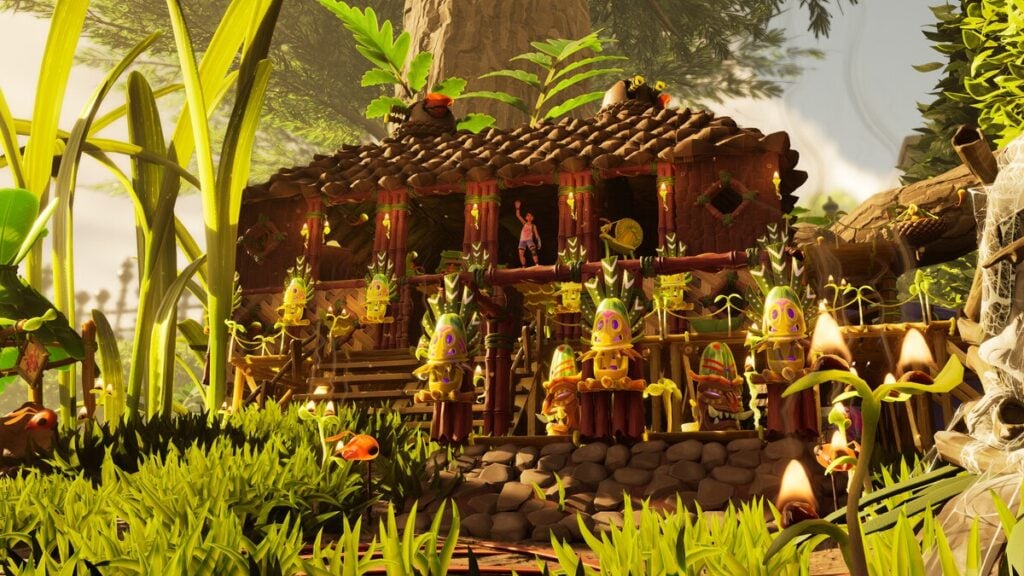 some players in a house in Grounded 2
