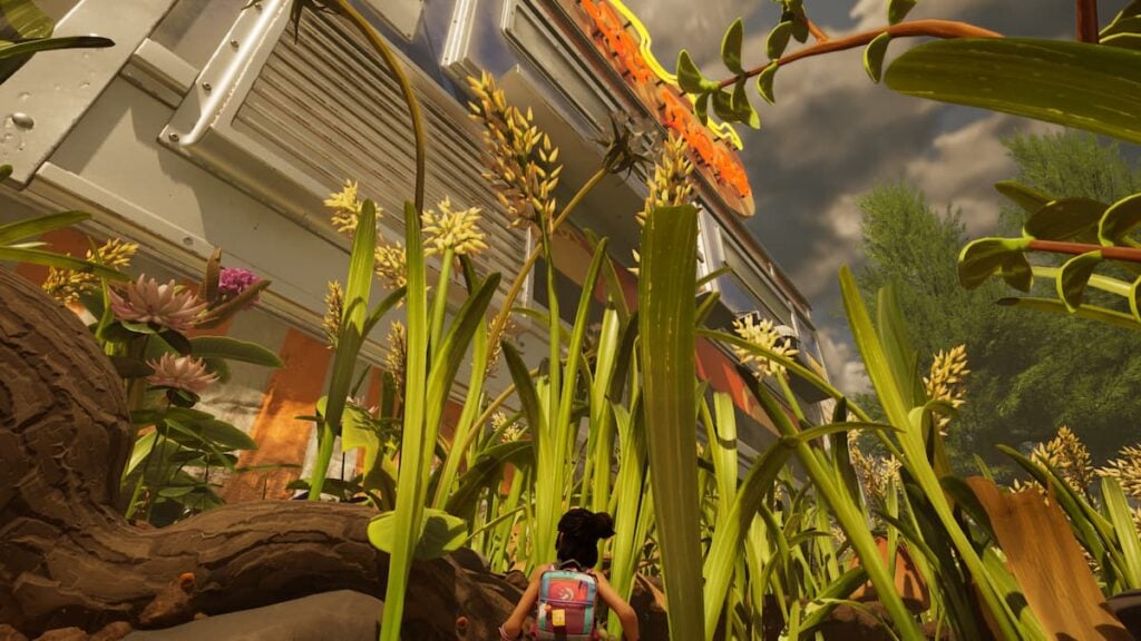 Grass Flower and Grass Stalk bunch in Grounded 2