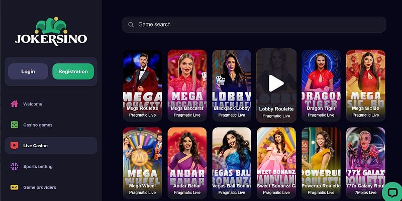 JokersIno Casino CA