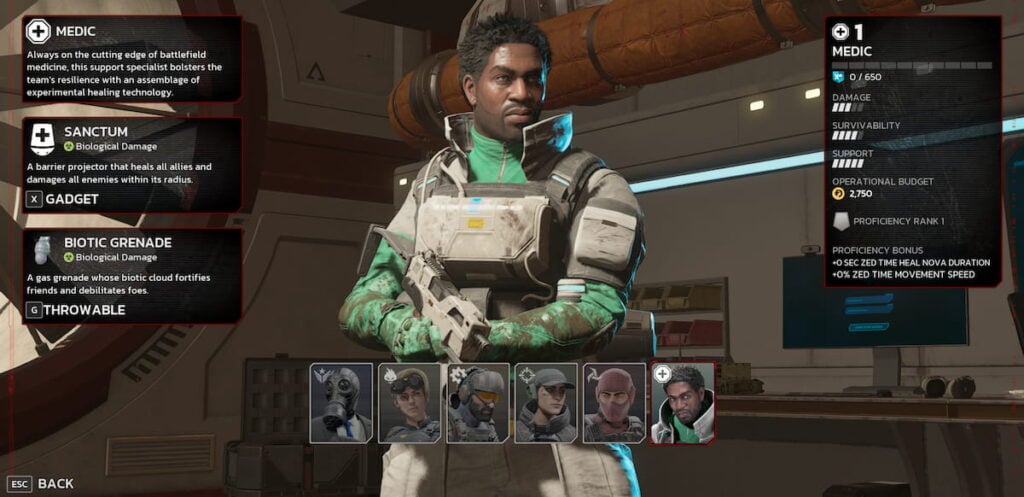 Picture showing Medic perk in Killing Floor 3.