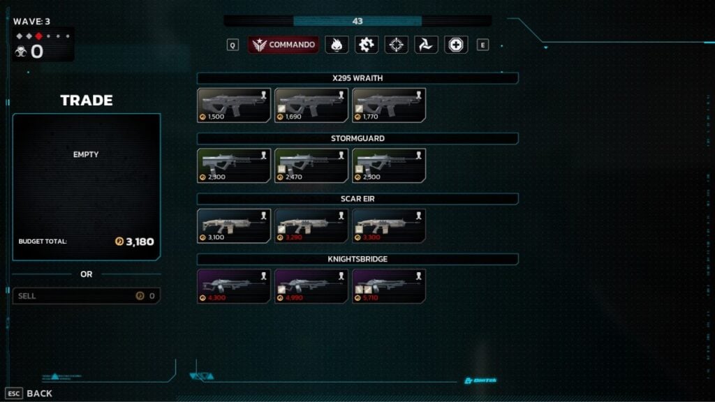 weapon screen in Killing Floor 3