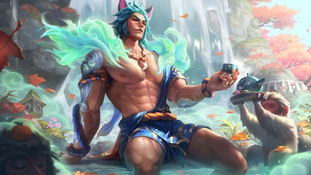 Picture showing Spirit Blossom Sett in League of Legends.