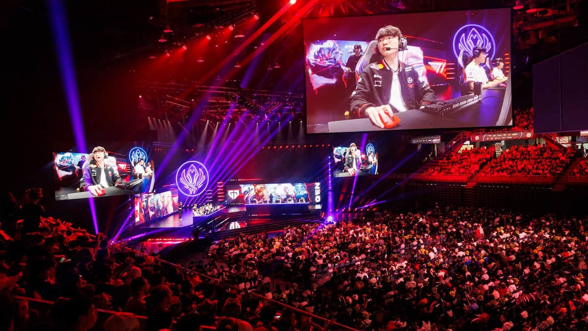 Fans at MSI 2025 Bracket Stage Day 8 at the Pacific Coliseum in Vancouver, Canada on July 09, 2025.