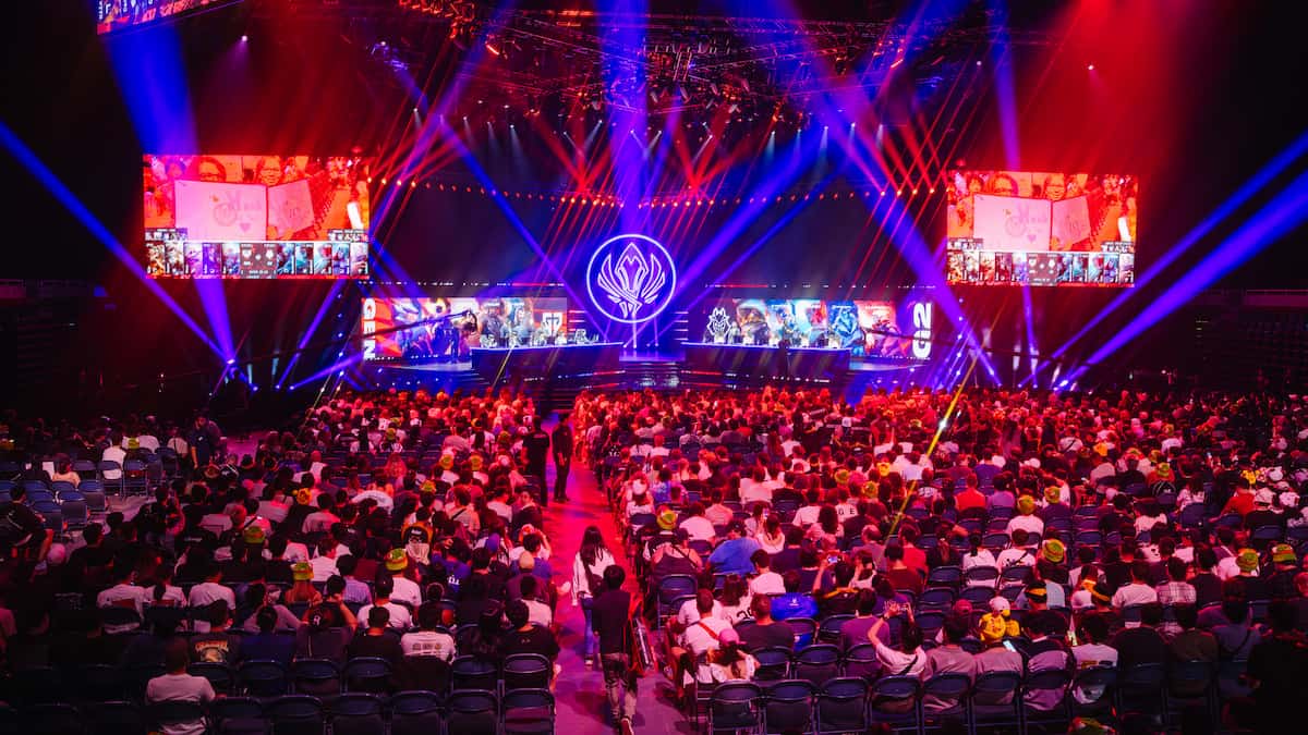 A view of atmosphere during MSI 2025 Bracket Stage Day 1 at the Pacific Coliseum in Vancouver, Canada on July 01, 2025.