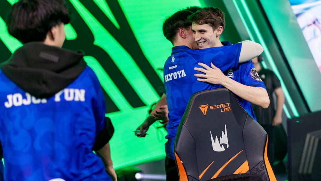 Supa and his teammates in during the 2025 LEC EMEA 2025 Spring Finals Day 2 at the Riot Games Arena on June 8 2025 in Berlin, Germany.