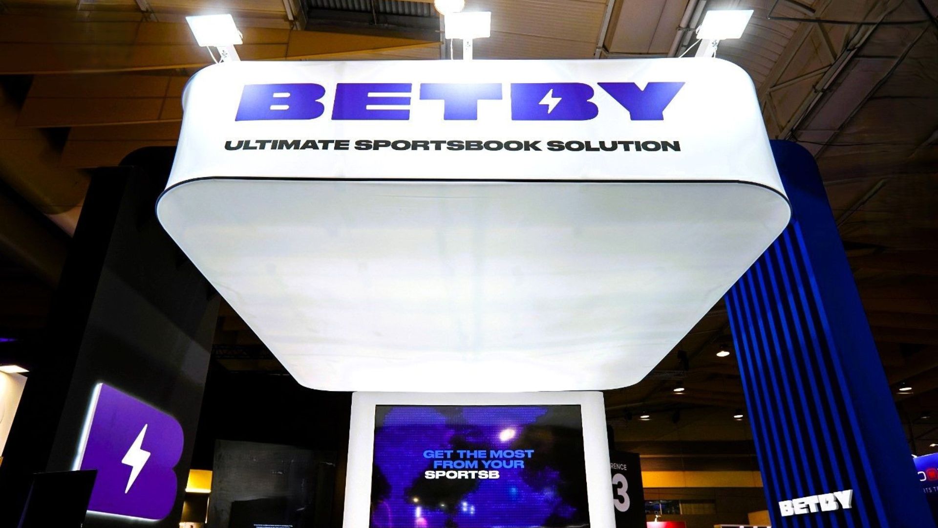 BETBY stand at the SBC 2024.