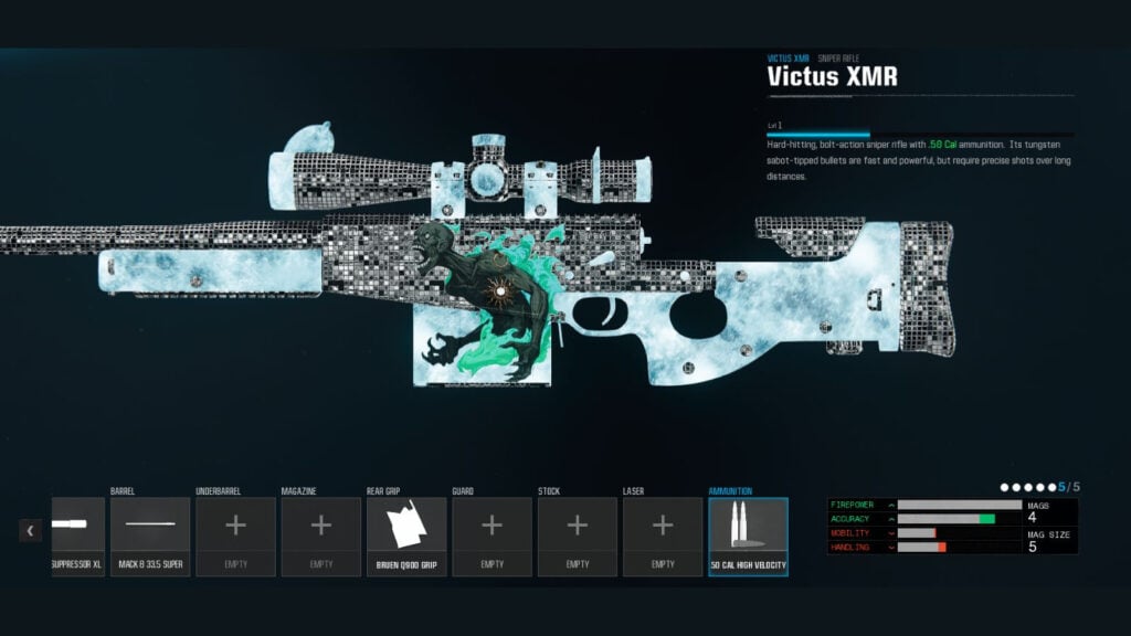 Best Victus XMR Warzone loadout attachments.