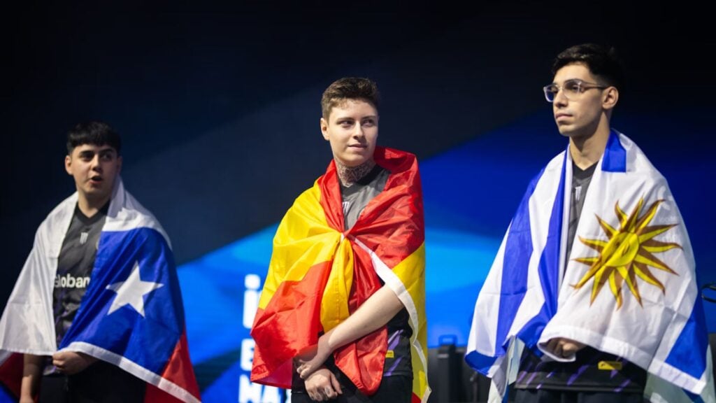 CS2 players present at the opening ceremony of FiReLEAGUE Buenos Aires 2025.