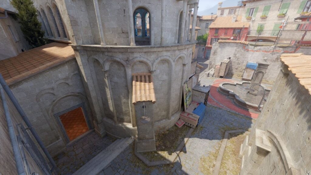 The windows at the Church facing B site on Inferno has been opened in the CS2 update today, July 28.