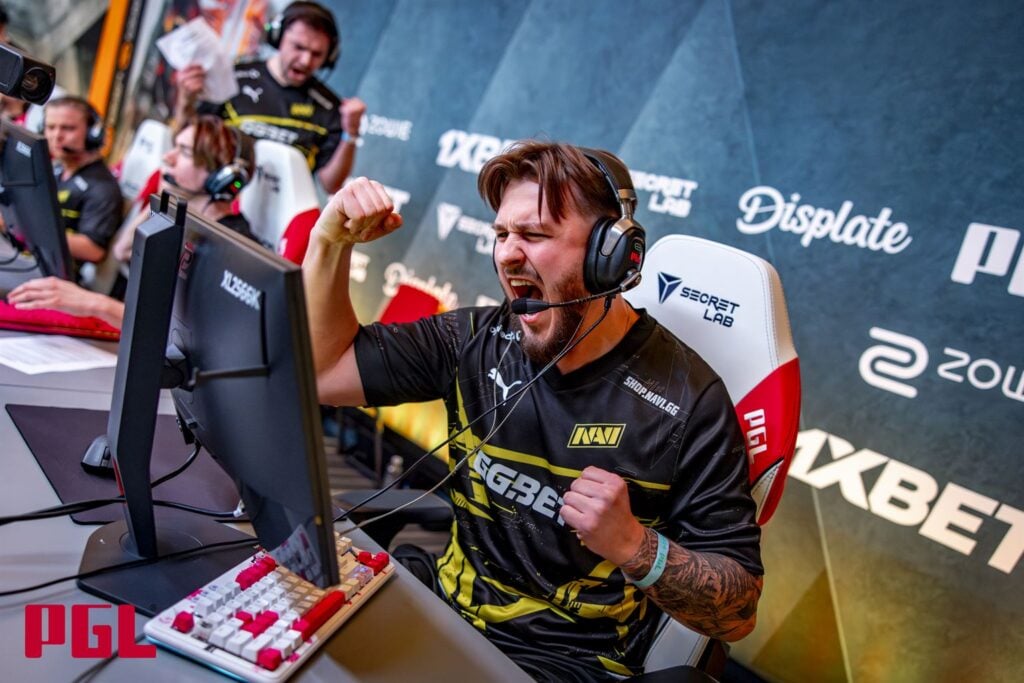 NAVI jL shouting during a match during a tournament organized by PGL.