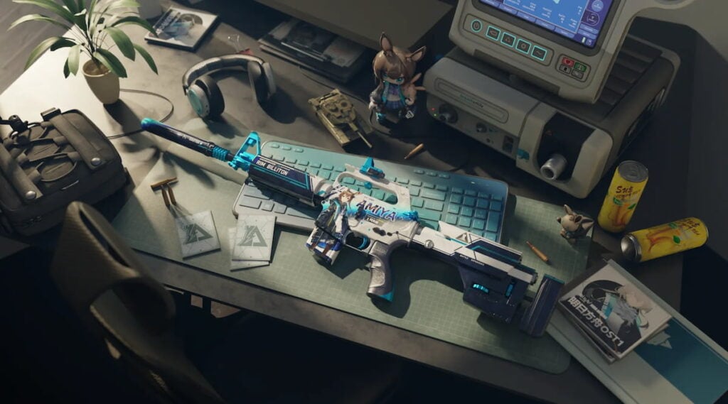 Arknights CAR-15 skin in Delta Force