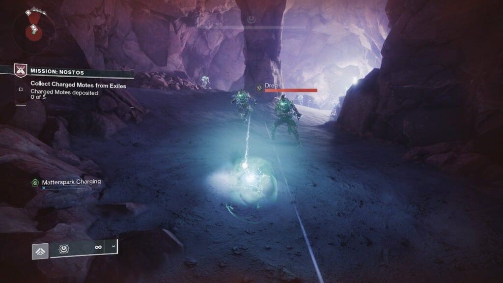 Matterspark in the Nostos mission in Destiny 2