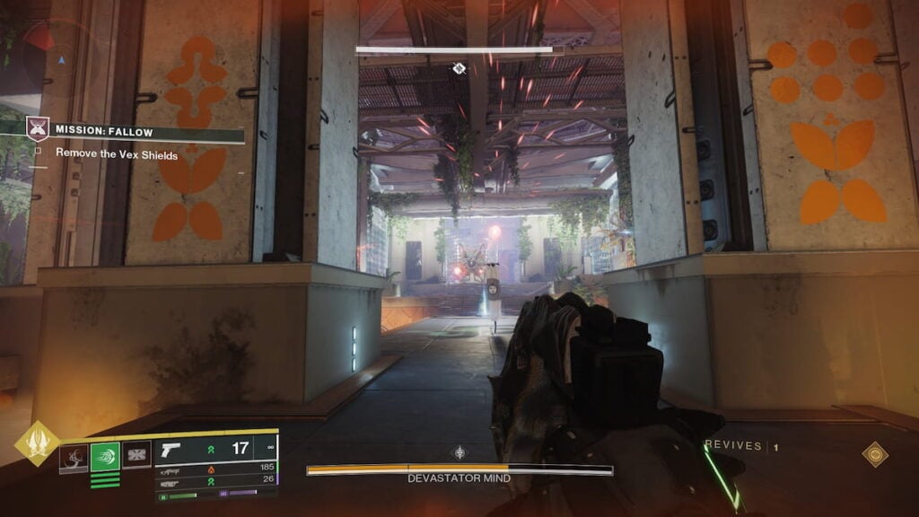 Devastator Mind boss in Destiny 2