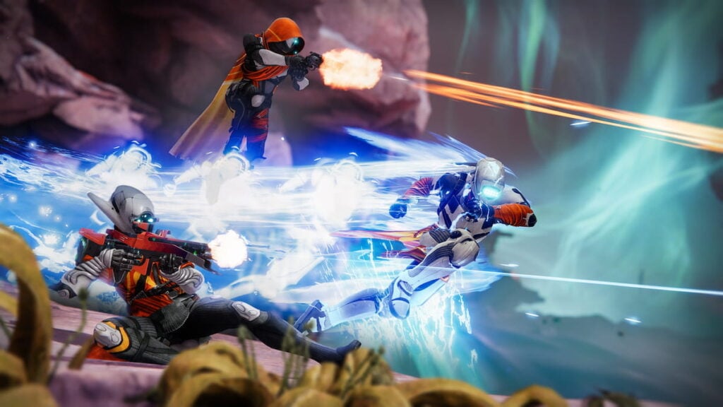 Destiny 2 fireteam in Kepler armor