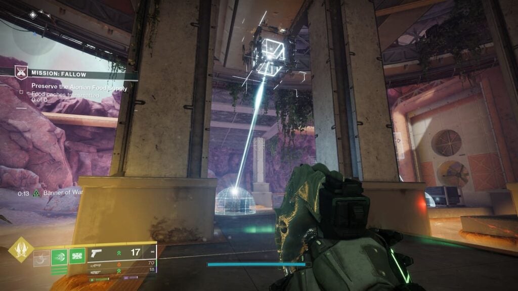 Food supply blocked by a Vex barrier in Destiny 2