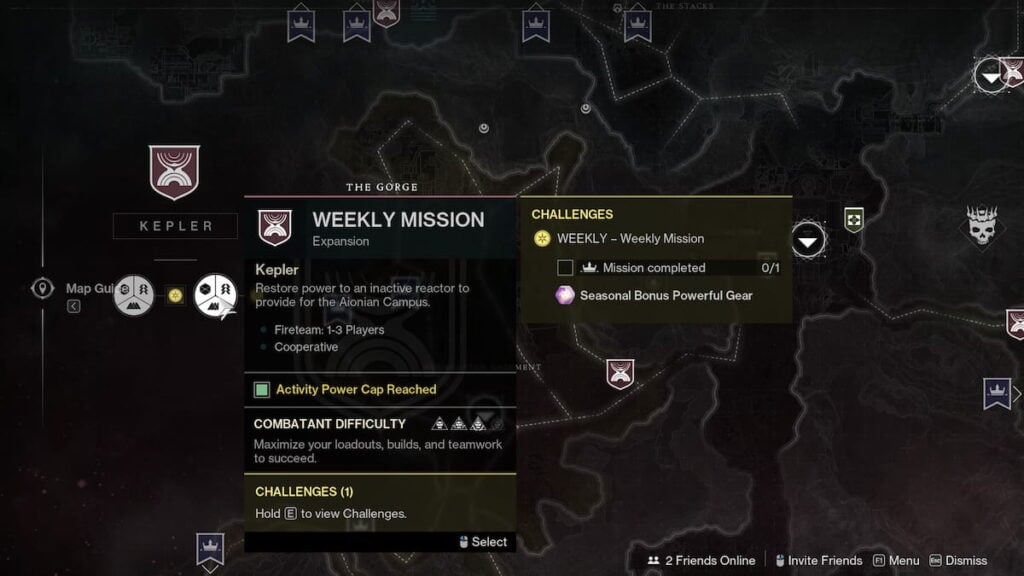 The Edge of Fate weekly missions in Destiny 2