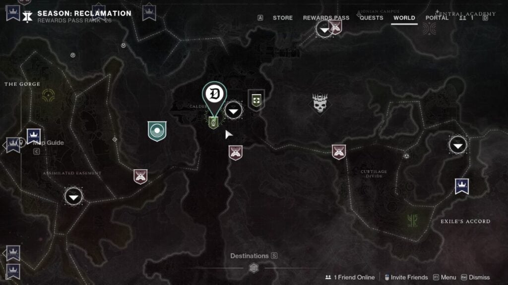 Temporal Manipulation II location in Destiny 2