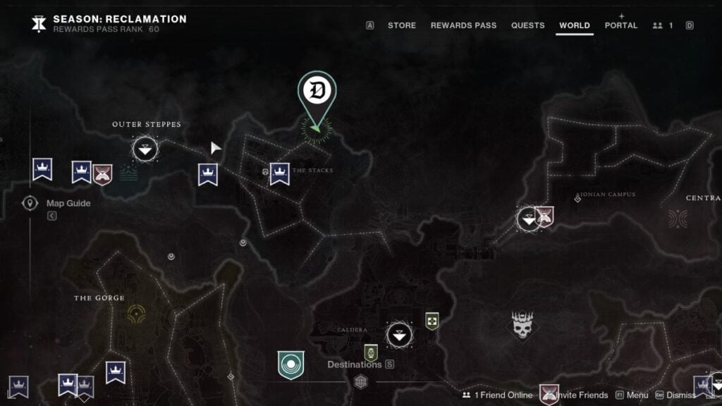Rapid Hit catalyst's second part location in Destiny 2
