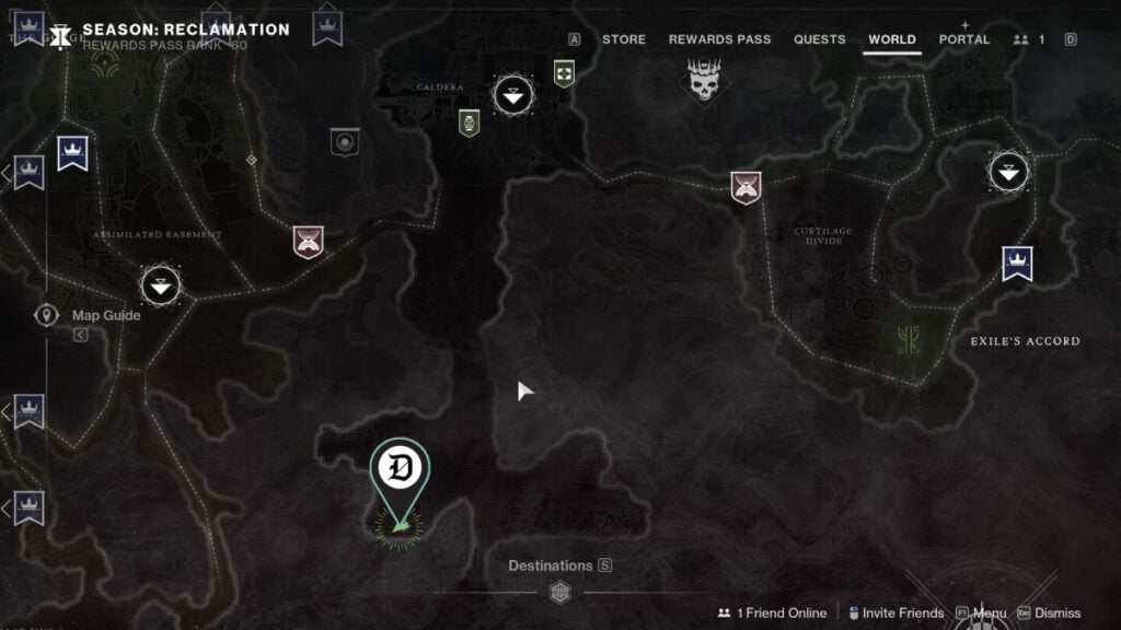 Subsistence catalyst first part location in Destiny 2