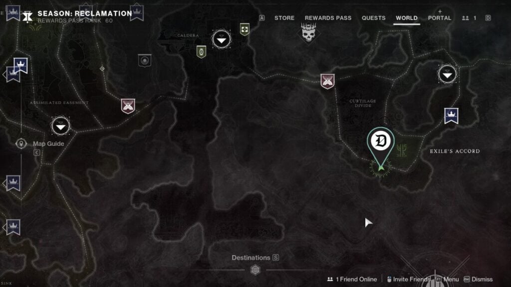 Subsistence catalyst second part location in Destiny 2