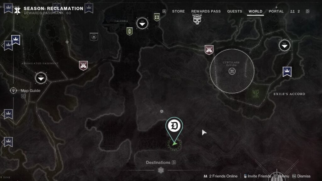Temporal Alignment catalyst first part location in Destiny 2