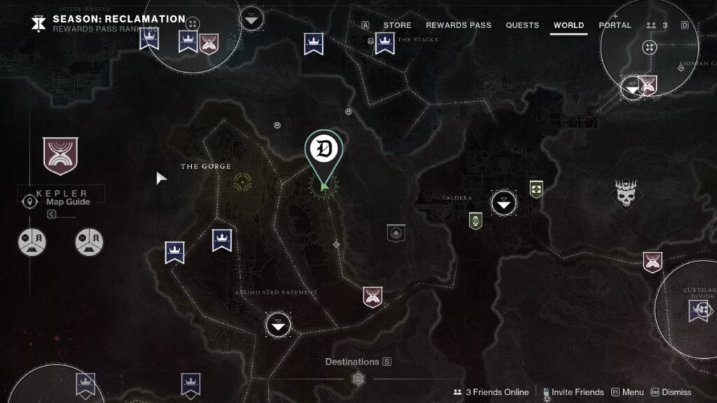 Temporal Alignment catalyst third part location in Destiny 2