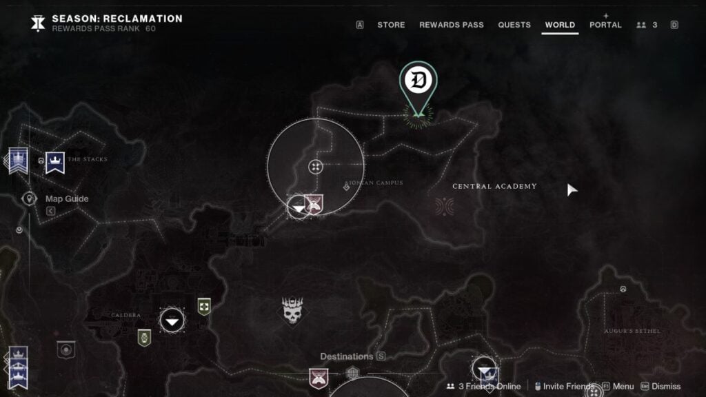 Transcendent Zen catalyst second part location in Destiny 2