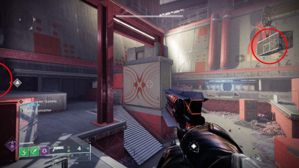 Circled Relocator and Mattermorph in Destiny 2