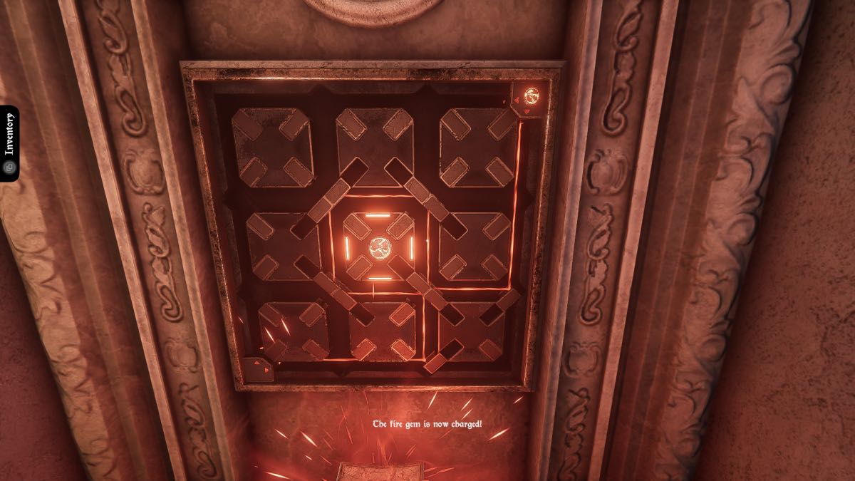 fire gem puzzle solution