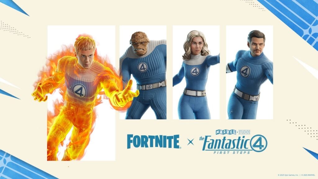 all Fantastic Four 2025 skins in Fortnite