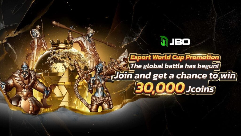 JBO Thailand's Esports World Cup 2025 promotion key image.